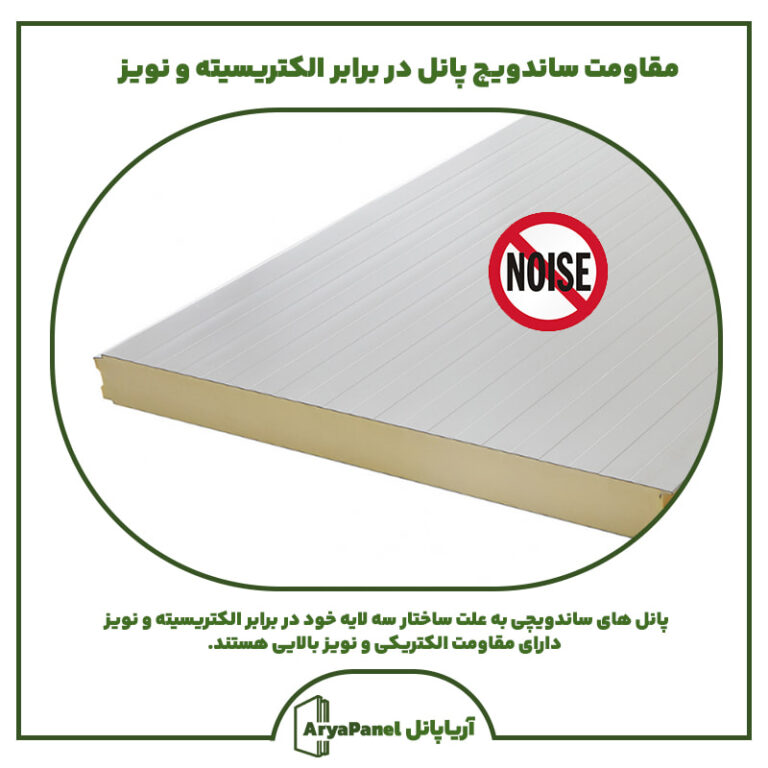 مقاومت ساندویچ پانل در برابر الکتریسیته و نویز