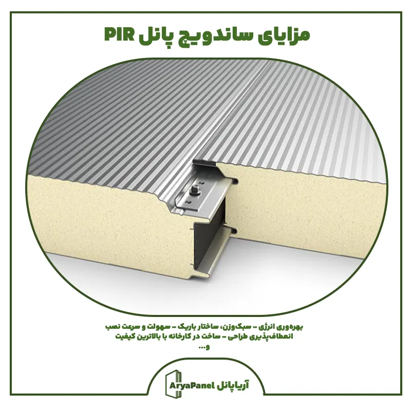 تصویر-مزایای-ساندویچ-پانل- PIR